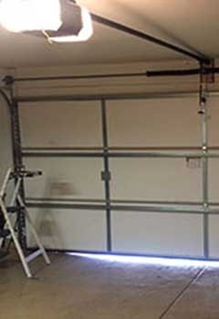 Residential sectional garage door and LiftMaster opener installation – Floral Park, NY