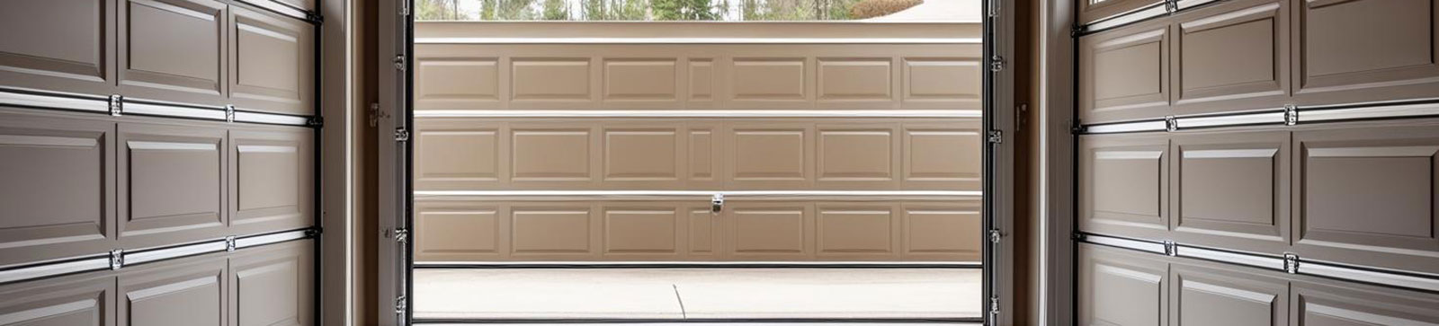 Interior view of insulated garage doors demonstrating thermal efficiency and improved comfort in Flushing, NY.